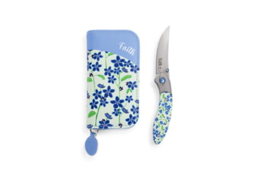 Image of Brighten Blades Faith Folding Knife w/ Case, 2.56in, 8Cr13MoV Stainless Steel, Clip Point, Multi, BB-103