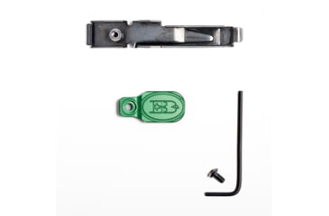 Image of Briley EZ Bolt Release Lever for Benelli/Franchi w/ Anodized Paddle/Latch for M1, M2, M4, Super Sport, Green, TSPA-15GRNL