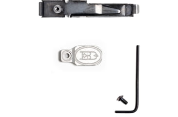 Image of Briley EZ Bolt Release Lever for Benelli/Franchi w/ Anodized Paddle/Latch for M1, M2, M4, Super Sport, Silver, TSPA-15SILL