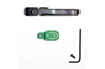 Image of Briley EZ Bolt Release Lever for Benelli/Franchi w/ Anodized Paddle/Latch for SBE I, SBE II, Green, TSPA-15GRNL3.5