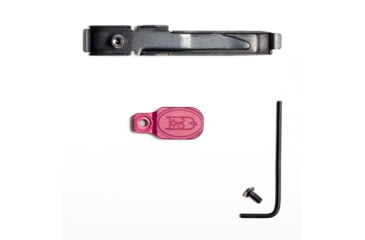 Image of Briley EZ Bolt Release Lever for Benelli/Franchi w/ Anodized Paddle/Latch for SBE I, SBE II, Pink, TSPA-15PNKL3.5