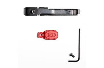 Image of Briley EZ Bolt Release Lever for Benelli/Franchi w/ Anodized Paddle/Latch for SBE I, SBE II, Red, TSPA-15REDL3.5