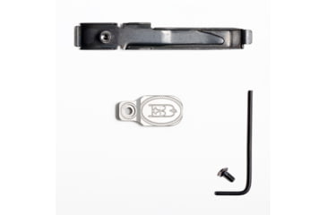Image of Briley EZ Bolt Release Lever for Benelli/Franchi w/ Anodized Paddle/Latch for SBE I, SBE II, Silver, TSPA-15SILL3.5