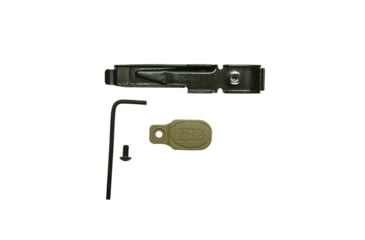 Image of Briley EZ Bolt Release Lever for Benelli/Franchi w/ Cerakote Latch/Paddle for M1, M2, M4, Super Sport, Flat Dark Earth, TSPA-15FDEL