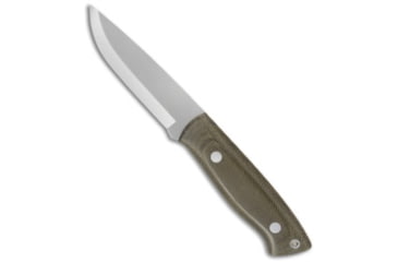 Image of Brisa Trapper 95 Fixed Blade Knife, 3.75in, Bohler N690, Drop Point Blade, Micarta, Green Handle, Green/Gray, 8.00 inch, BHQ-30159