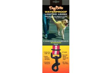 Image of Brite Companies Dog Brite Red Waterproof Lighted Dog Leash
