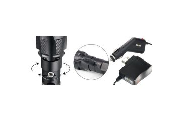 Image of Brite Strike Technologies RHIGHT Duty Light, Black,  600 lm, BS 3.7v Lithium Ion Cell BSRHIGHT-MHLS