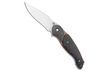 Image of Broadwell Studios Custom Tactical Folding Knife, 3.75in, CPM 154, Clip Point Blade, Carbon Fiber, Black Handle, Black/Gray, 8.625 inch, BHQ-99348