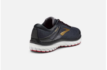 Image of Brooks Adrenaline GTS 18 Mens Road Running Shoes, Black/Gold/Red, 13 US, Medium, 1102711D068.130