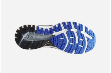 Image of Brooks Adrenaline GTS 18 Mens Road Running Shoes, Grey/Blue/Black, 13 US, Extra Wide, 1102714E015.130