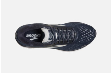 Image of Brooks Adrenaline GTS 18 Mens Road Running Shoes, Navy/Grey/Black, 8 US, Medium, 1102711D438.080
