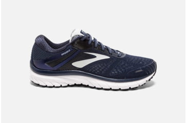 Image of Brooks Adrenaline GTS 18 Mens Road Running Shoes, Navy/Grey/Black, 8 US, Medium, 1102711D438.080