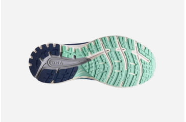 Image of Brooks Adrenaline GTS 18 Womens Road Running Shoes, Navy/Teal/Mint, 5 US, Medium, 1202681B495.050