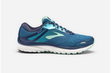 Image of Brooks Adrenaline GTS 18 Womens Road Running Shoes, Navy/Teal/Mint, 5 US, Medium, 1202681B495.050