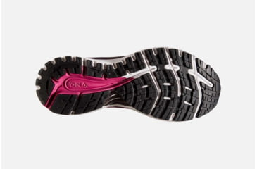 Image of Brooks Adrenaline GTS 18 Womens Road Running Shoes, Purple/Pink/Silver, 8 US, Medium, 1202681B516.080