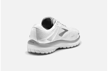 Image of Brooks Adrenaline GTS 18 Womens Road Running Shoes, White/White/Grey, 5 US, Medium, 1202681B146.050