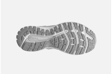 Image of Brooks Adrenaline GTS 18 Womens Road Running Shoes, White/White/Grey, 5 US, Medium, 1202681B146.050