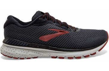 Image of Brooks Adrenaline GTS 20 - Mens, Black/Ebony/Ketchup, Medium, 12.0, 1103071D029.120