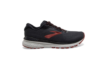 Image of Brooks Adrenaline GTS 20 Road Running Shoe - Mens, Black/Ebony/Ketchup, Medium, 7.0, 1103071D029.070