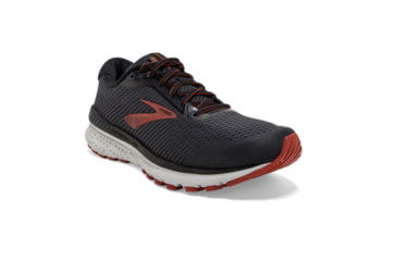 Image of Brooks Adrenaline GTS 20 Road Running Shoe - Mens, Black/Ebony/Ketchup, Medium, 7.0, 1103071D029.070