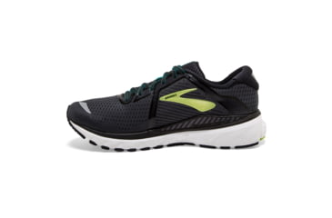 Image of Brooks Adrenaline GTS 20 Road Running Shoe - Mens, Black/Lime/Blue Grass, Medium, 7.0, 1103071D018.070