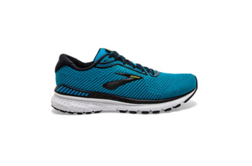Image of Brooks Adrenaline GTS 20 Road Running Shoe - Mens, Blue/Black/Nightlife, Medium, 7.0, 1103071D456.070
