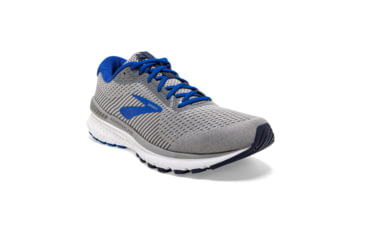 Image of Brooks Adrenaline GTS 20 Road Running Shoe - Mens, Grey/Blue/Navy, Narrow, 7.0, 1103071B051.070