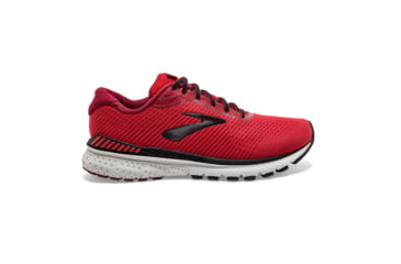 Image of Brooks Adrenaline GTS 20 Road Running Shoe - Mens, Red/Black/Grey, Medium, 7.0, 1103071D617.070