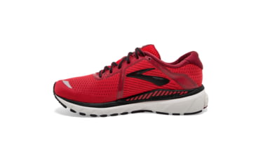 Image of Brooks Adrenaline GTS 20 Road Running Shoe - Mens, Red/Black/Grey, Medium, 7.0, 1103071D617.070