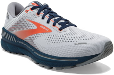 Image of Brooks Adrenaline GTS 22 Running Shoes - Mens, Arctic/Red/Titan, 8.0, 1103661D004.080