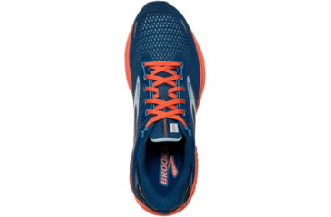 Image of Brooks Adrenaline GTS 22 Running Shoes - Mens, Blue/Light Blue/Orange, 10.0, 1103661D404.100