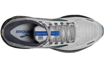 Image of Brooks Adrenaline GTS 22 Running Shoes - Mens, Medium, Oyster/India Ink/Blue, 10.5, 1103661D023.105