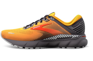 Image of Brooks Adrenaline GTS 22 Running Shoes - Mens, Orange/Pearl/High Rise, 7.5, 1103661D857.075