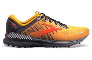 Image of Brooks Adrenaline GTS 22 Running Shoes - Mens, Orange/Pearl/High Rise, 7.5, 1103661D857.075
