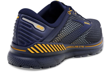 Image of Brooks Adrenaline GTS 22 Running Shoes - Mens, Peacoat/Grey/Sunflower, 11.0, 1103661D438.110