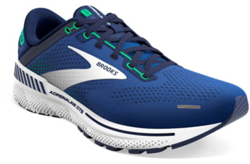 Image of Brooks Adrenaline GTS 22 Running Shoes - Mens, Surf the Web/Blue/Irish Green, 9.5, 1103661D469.095