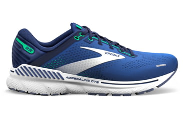 Image of Brooks Adrenaline GTS 22 Running Shoes - Mens, Surf the Web/Blue/Irish Green, 9.5, 1103661D469.095