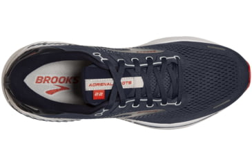 Image of Brooks Adrenaline GTS 22 Running Shoes - Mens, Medium, Peacoat/India Ink/Grenadine, 8.5, 1103661D435.085