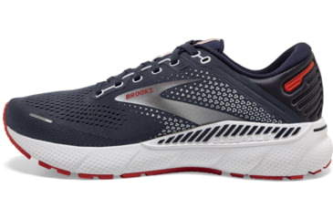 Image of Brooks Adrenaline GTS 22 Running Shoes - Mens, Medium, Peacoat/India Ink/Grenadine, 8.5, 1103661D435.085