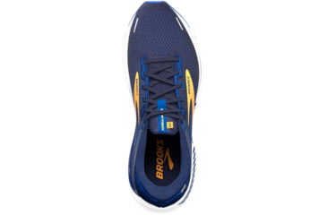 Image of Brooks Adrenaline GTS 22 Running Shoes - Mens, Medium, Peacoat/Orange/White, 15.0, 1103661D458.150