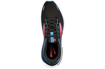 Image of Brooks Adrenaline GTS 22 Running Shoes - Womens, Medium, Black/Lake Blue/Coral, 10.5, 1203531B031.105
