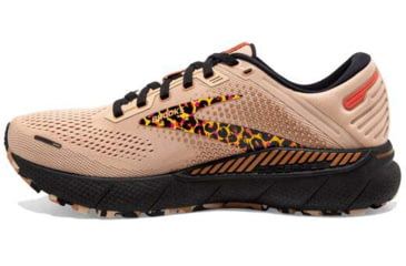 Image of Brooks Adrenaline GTS 22 Running Shoes - Womens, Medium, Ginger/Black/Citrus, 9.0, 1203531B215.090