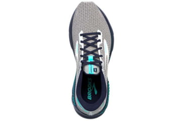 Image of Brooks Adrenaline GTS 22 Running Shoes - Womens, Medium, Grey/Peacoat/Aruba, 10.0, 1203531B036.100