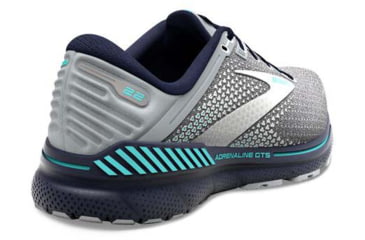 Image of Brooks Adrenaline GTS 22 Running Shoes - Womens, Medium, Grey/Peacoat/Aruba, 10.0, 1203531B036.100