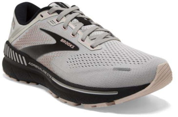 Image of Brooks Adrenaline GTS 22 Running Shoes - Womens, Medium, Grey/Rose/Black, 6.0, 1203531B035.060