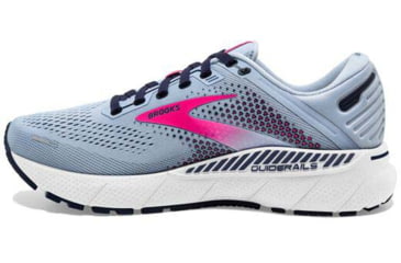 Image of Brooks Adrenaline GTS 22 Running Shoes - Womens, Medium, Kentucky Blue/Peacoat/Pink, 5.5, 1203531B493.055