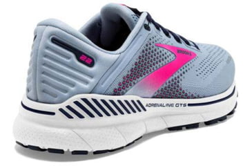 Image of Brooks Adrenaline GTS 22 Running Shoes - Womens, Medium, Kentucky Blue/Peacoat/Pink, 5.5, 1203531B493.055