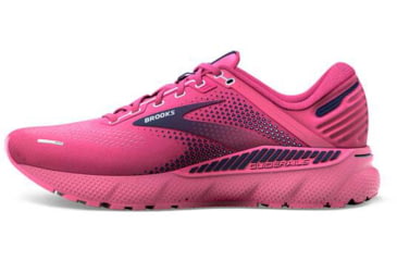 Image of Brooks Adrenaline GTS 22 Running Shoes - Womens, Medium, Rose/Peacoat/Kentucky Blue, 5.0, 1203531B684.050