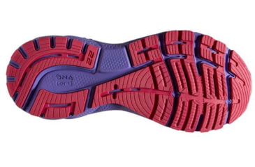 Image of Brooks Adrenaline GTS 22 Running Shoes - Womens, Medium, White/Coral/Purple, 10.0, 1203531B105.100