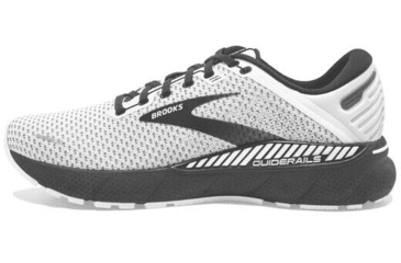 Image of Brooks Adrenaline GTS 22 Running Shoes - Womens, Medium, White/Grey/Black, 9.5, 1203531B135.095